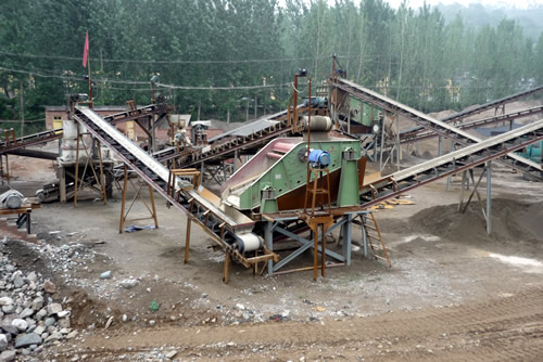 脫水篩在制砂線中的應用 脫水篩在制砂線中的應用jpg