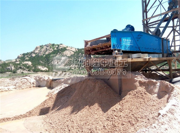 脫水篩使用現場